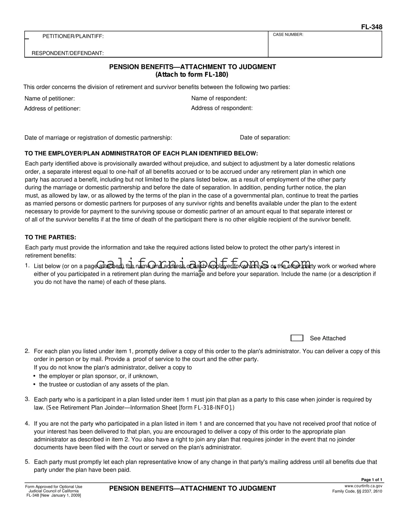 Fill in Your California Fl 348 Template