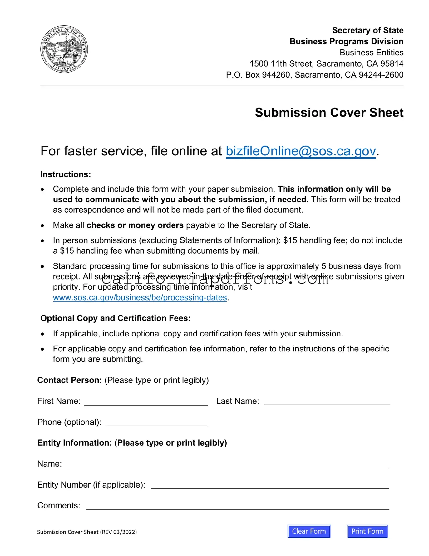 Fill in Your California Llc 1 Template