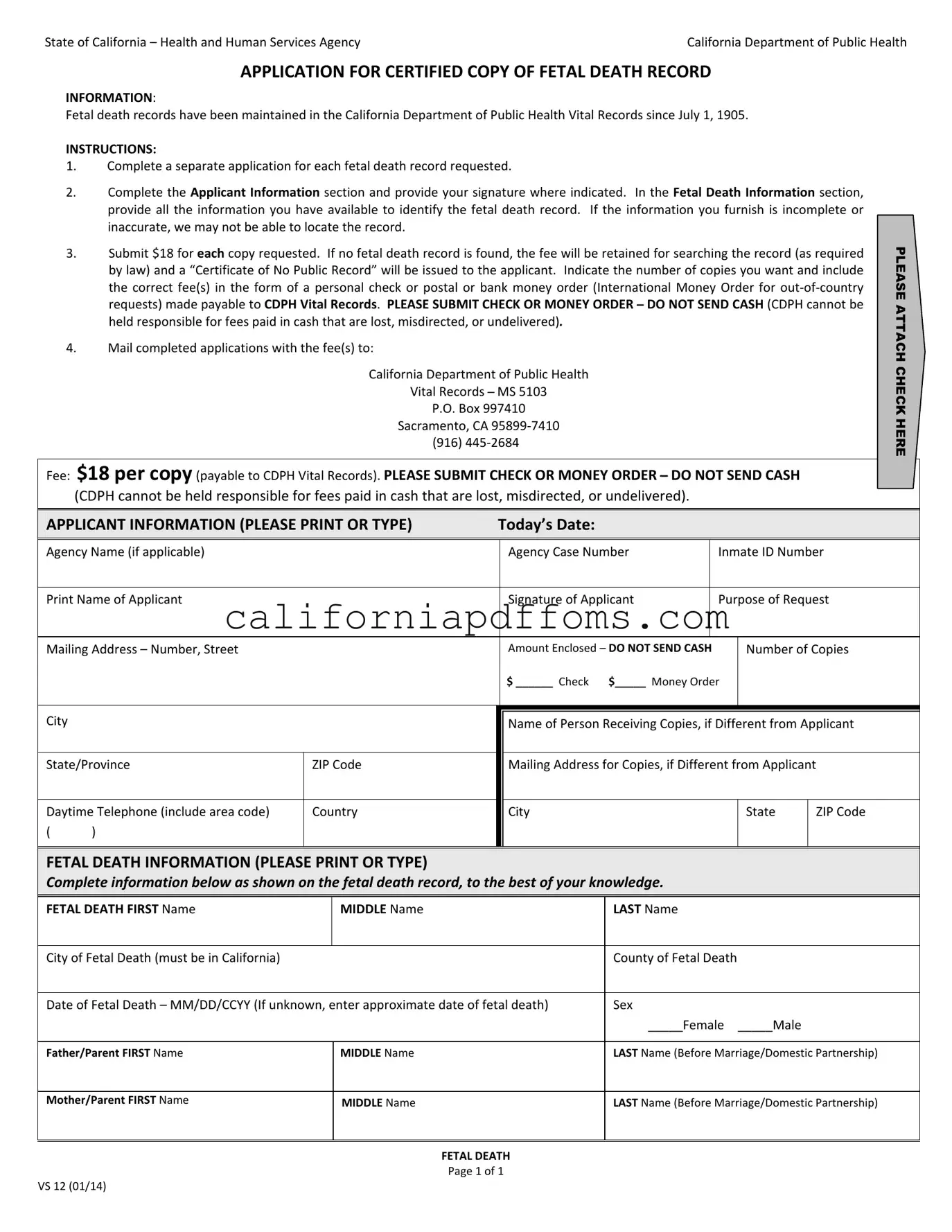 Fill in Your California Vs 12 Template