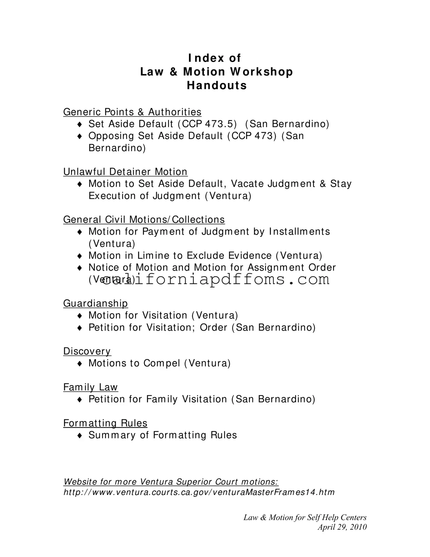 Fill in Your Motion To Set Aside Default Judgment Los Angeles California Template