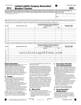 Fill in Your California 3832 Template