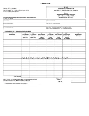 Fill in Your California 51 055A Template