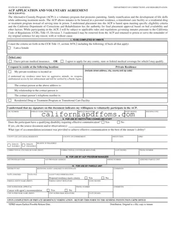 Fill in Your California Alternative Custody Template
