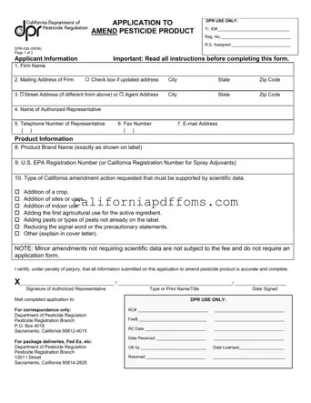 Fill in Your California Dpr 035 Template