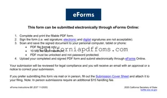 Fill in Your California Llp 2 Template