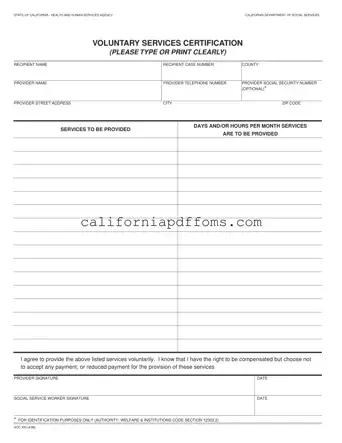 Fill in Your California Soc 450 Template